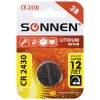 Батарейка литиевая SONNEN Lithium CR2430 "таблетка, дисковая, кнопочная" 1 шт., блистер, 455600 - МСК «Форвард»