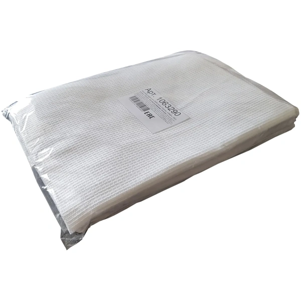 Полотенца вафельные 35х80 см 120 г/кв.м белое КОМПЛЕКТ 10 штук 1063290 Честный знак! - МСК «Форвард»