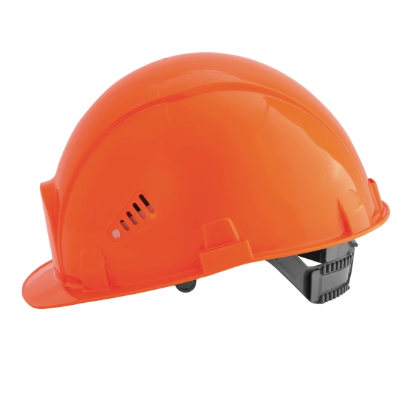 Каска защитная, ленточная регулировка, текстильное оголовье, ОРАНЖЕВАЯ, РОСОМЗ СОМЗ-55 Визион, 78214 671041
