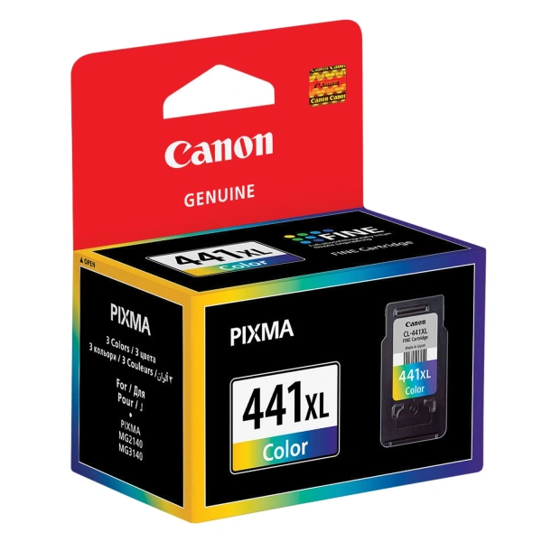 Картридж струйный CANON (CL-441XL) PIXMA MG2140/3140/3540/4240, цветной,ориг, рес400 стр.,увелич.емк 361279 ПОД ЗАКАЗ 8 ДНЕЙ