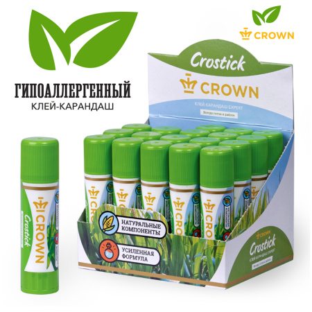 Клей-карандаш Crown "Expert", 15г, ПВП CG-150 207878 - МСК «Форвард»