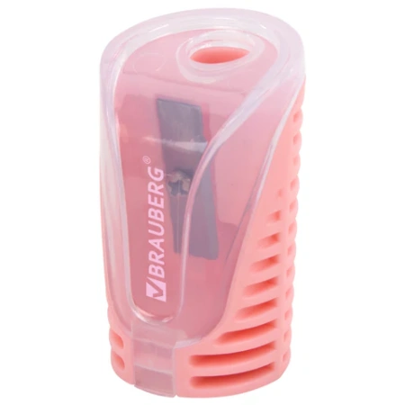 Точилка с контейнером BRAUBERG "CELL PASTEL", пастельные цвета ассорти, 272503 - МСК «Форвард»