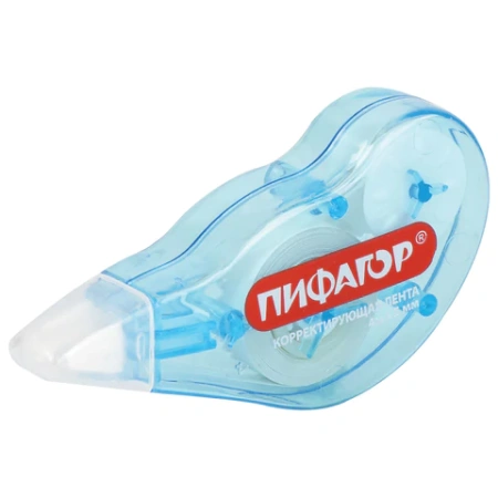 Корректирующая лента ПИФАГОР, 5 мм х 4 м, корпус ассорти, механизм перемотки, блистер, 227803 - МСК «Форвард»