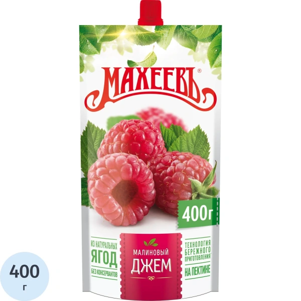 Джем Махеевъ малина 400 г 00-00002492 2548777 под заказ 8 дней - МСК «Форвард»