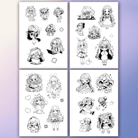 Стикербук РАСКРАСЬ И НАКЛЕЙ А5, 16 листов, 100 стикеров, на гребне, BRAUBERG, "Для девочек", 666049 - МСК «Форвард»