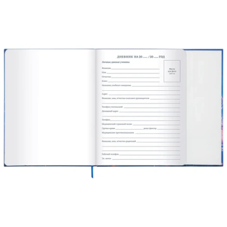 Дневник 1-11 класс 48 л., твердый, BRAUBERG, матовая ламинация, магнитный клапан, закладка-ляссе, с подсказом, "Magic", 107243 - МСК «Форвард»