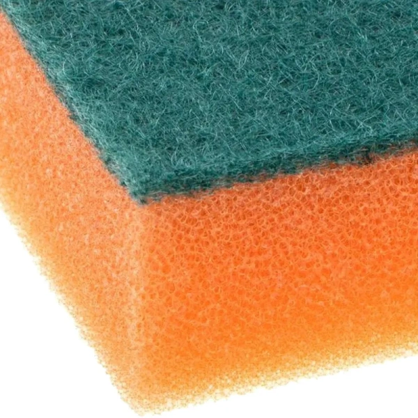 Губка для посуды Donna-Bella Макси 9.5x6.5 см КОМПЛЕКТ 5штук поролон с абразивным слоем Г110 2032492 - МСК «Форвард»