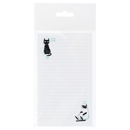 Блок для записей MESHU "Freak cats", 10*17см, 50л., на склейке MS_65015 378135 - МСК «Форвард»