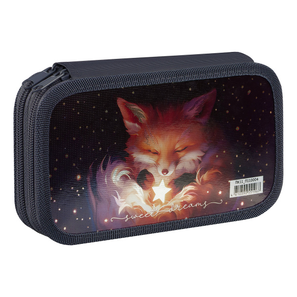 Пенал 2 отделения, 190*110 ArtSpace "The Magic Fox", ламинированный картон, фольга ПК11_П110004 380238 - МСК «Форвард»
