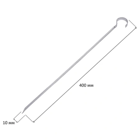 Мангал сборный стальной, размер 500х300х500 мм + 6 шампуров из нержавеющей стали, в коробке, 701728 - МСК «Форвард»