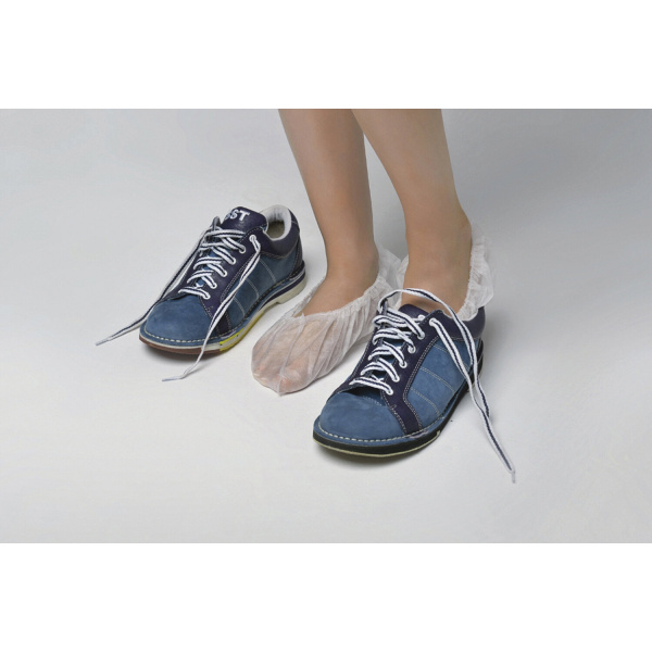 Носки для боулинга размер L (43-45) КОМПЛЕКТ 50 пар, спанбонд, белые, 22 г/м2, ЧИСТОВЬЕ, 630888