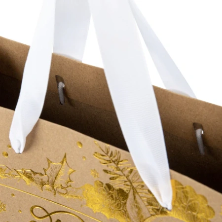 Пакет подарочный новогодний, 27х11х20 см, "Shiny Kraft", КОМПЛЕКТ 12ШТ фольга, ассорти, ЗОЛОТАЯ СКАЗКА, 592437 - МСК «Форвард»