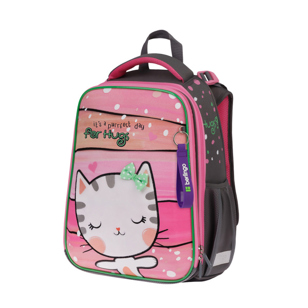 Ранец Berlingo Expert "Cat Hugs" 37*28*16см, 2 отделения, 2 кармана, анатомическая спинка RU09011 349748 - МСК «Форвард»