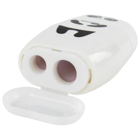 Точилка с ластиком 2 в 1 BRAUBERG KIDS "Панда", 2 отверстия, блистер, 271988 - МСК «Форвард»