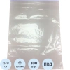 Пакет с замком zip-lock ПВД 12x17 см 60 мкм (100 шт)  1388946 - МСК «Форвард»