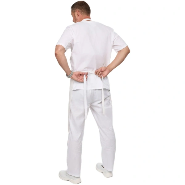 Фартук повара универсальный белый средней длины У-14 363628 - МСК «Форвард»