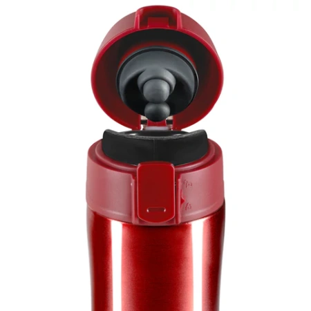 Термокружка 470 мл из нержавеющей стали SUS304, взрывной тёмно-красный металлик, LAIMA, 608822 - МСК «Форвард»