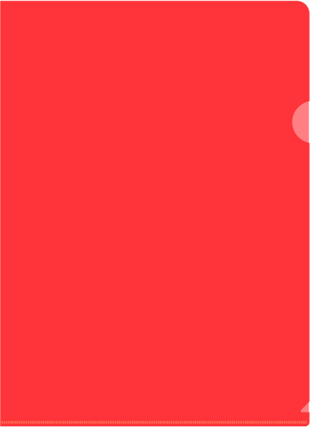 Папка-уголок Бюрократ -EE310/1RED A4 пластик 0.15мм красный 816384 - МСК «Форвард»