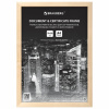 Рамка 21х30 см, дерево, багет 14 мм, BRAUBERG "Elegant", цвет натуральный, акриловый экран, 391296 - МСК «Форвард»