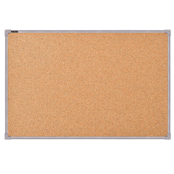 Доска пробковая для объявлений 100х60см, металлическая рамка, BOARDSYS, П*60 231697