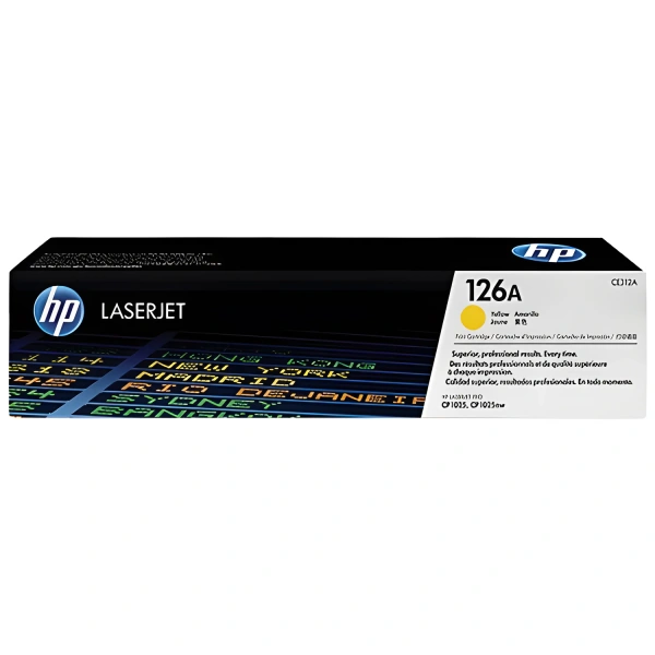 Картридж лазерный HP (CE312A) CLJ CP1025/CP1025NW, №126A, желтый, ориг., ресурс 1000 стр. CE312A  360879 под заказ 8 дней