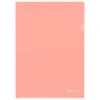 Папка-уголок жесткая, непрозрачная, А4, цвет персиковый, 0,15 мм, BRAUBERG PASTEL, 272891 - МСК «Форвард»