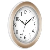Часы настенные TROYKATIME (TROYKA) 122281201, круг, белые, золотая рамка, 30х30х3,8 см 456778 - МСК «Форвард»