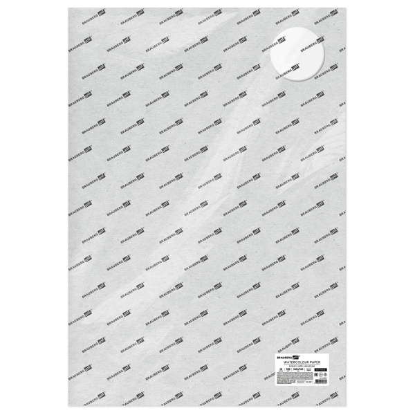 Бумага для акварели 300г 560x760мм мелкое зерно, 10 листов, BRAUBERG ART PREMIERE, 113237