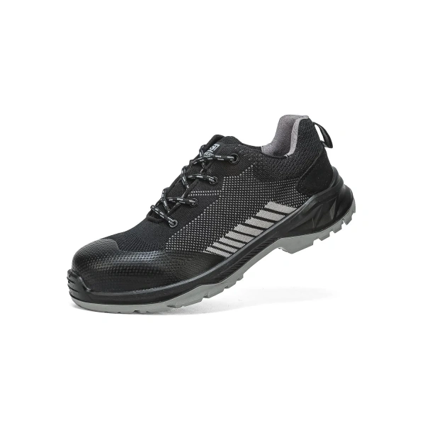 Полуботинки рабочие Sportiva 034 S1P ПУ-ТПУ из текстиля с покрытием ТПУ с композитным подноском чёрные/серые (размер 42) 2280507 - МСК «Форвард»