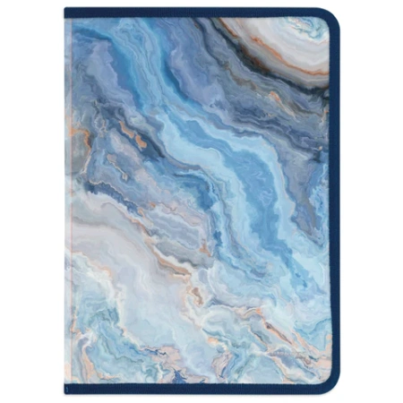 Папка на молнии для документов и тетрадей пластиковая BRAUBERG "Мрамор", А4, 330х230 мм, 0,5 мм, ассорти, 273932 - МСК «Форвард»