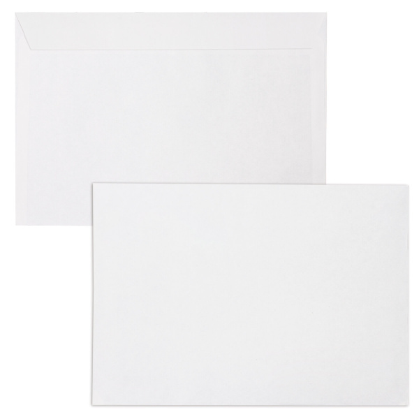 Конверты С4 (229х324мм), отрывная лента, 100г/м2, КОМПЛЕКТ 50шт, BRAUBERG, 112184