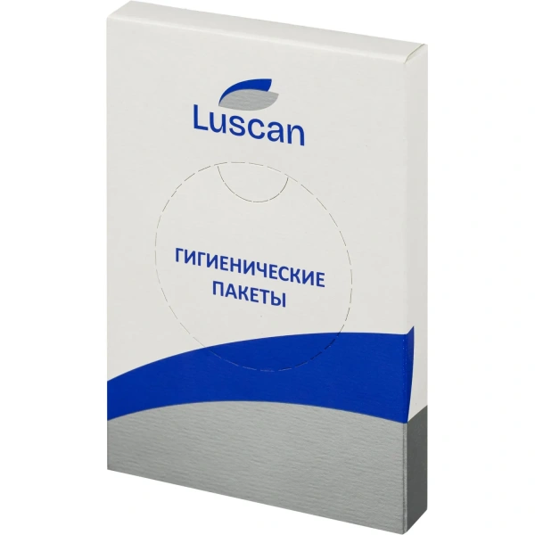 Пакеты гигиенические в боксе Luscan 255х150 мм картон 30 штук 761422 - МСК «Форвард»