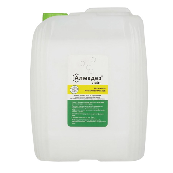 Крем-мыло антибактериальное 5л АЛМАДЕЗ-ЛАЙТ, крышка,МАЛ-05 606472
