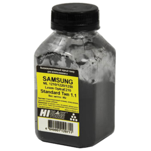 Тонер Hi-Black для Samsung ML-1210/1220/1250/OptraE210, Standard, Тип 1.8, Bk, 85 г, банка 98036803 363314