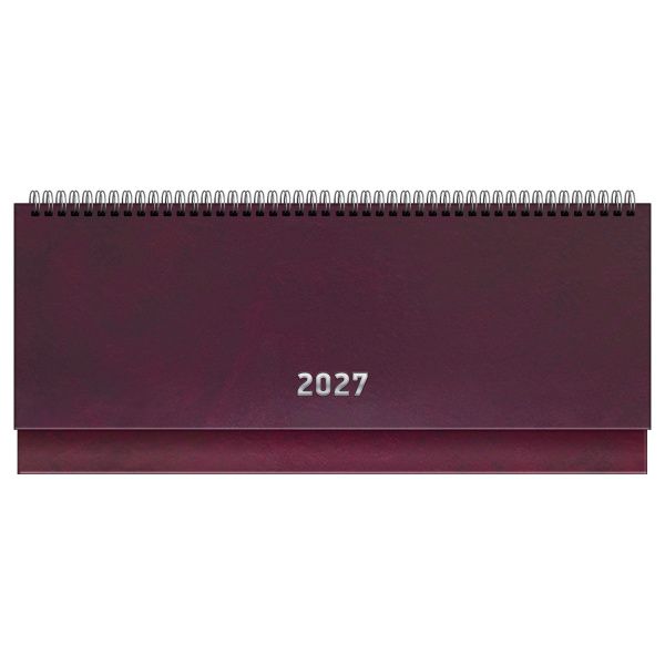 Планинг датированный 2027г., 64л., 285*100, бумвинил, BG, бордовый Pd_68421 392439 - МСК «Форвард»