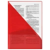Папка-уголок 2 кармана, непрозрачная, А4, BRAUBERG "SPECIAL", красная, 0,18 мм, 273061 - МСК «Форвард»