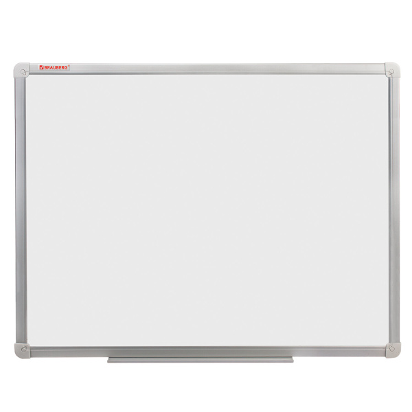 Доска магнитно-маркерная 45х60 см, алюмин. рамка, ГАРАНТИЯ 10 ЛЕТ, РОССИЯ, BRAUBERG Стандарт, 235520