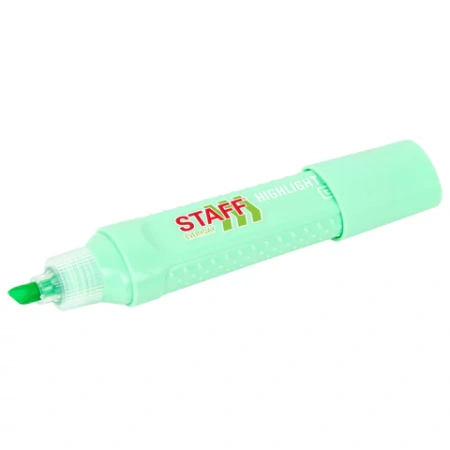 Текстовыделитель STAFF "EVERYDAY HL-707", БИРЮЗОВЫЙ, линия 1-5 мм, скошенный наконечник, 152546 - МСК «Форвард»