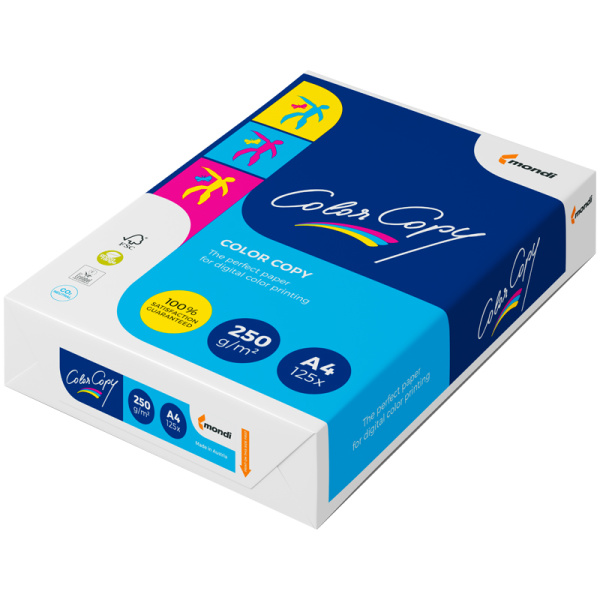 Бумага Color copy А4, 250г/м2, 125л 161% для цветной лазерной печати 308203 - МСК «Форвард»