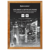Рамка 21х30 см, дерево, багет 14 мм, BRAUBERG "Elegant", мокко, акриловый экран, 391298 - МСК «Форвард»