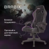 Кресло компьютерное BRABIX "Striker GM-121", синхромеханизм, 2 подушки, экокожа/велюр, черное, 532962 минпромторг - МСК «Форвард»