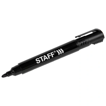 Маркер перманентный с колпачком для вскрытия коробок STAFF "Basic" LOGISTIC PM-150, ЧЕРНЫЙ, 3 мм, 152201 - МСК «Форвард»