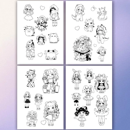 Стикербук РАСКРАСЬ И НАКЛЕЙ А5, 16 листов, 100 стикеров, на гребне, BRAUBERG, "Для девочек", 666049 - МСК «Форвард»