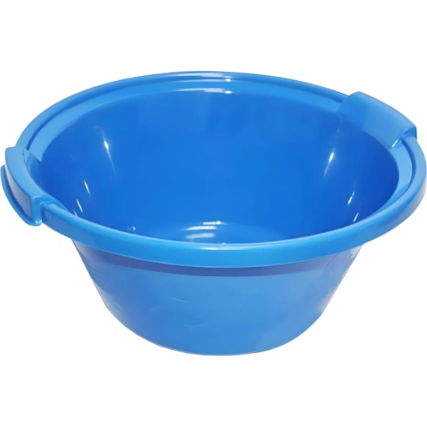Таз 7 л круглый пластик синий 618731