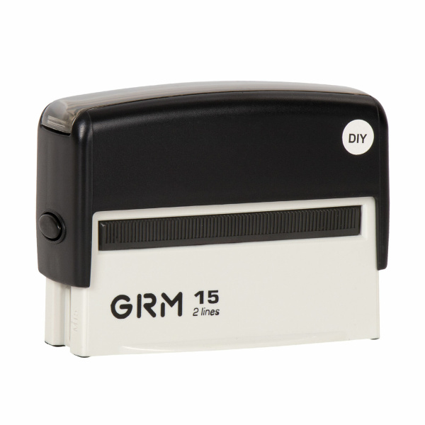 Штамп самонаборный 2-стр, оттиск 69х10мм, синий без рамки, GRM 15, КАССА В КОМПЛЕКТЕ, 116000090 237740