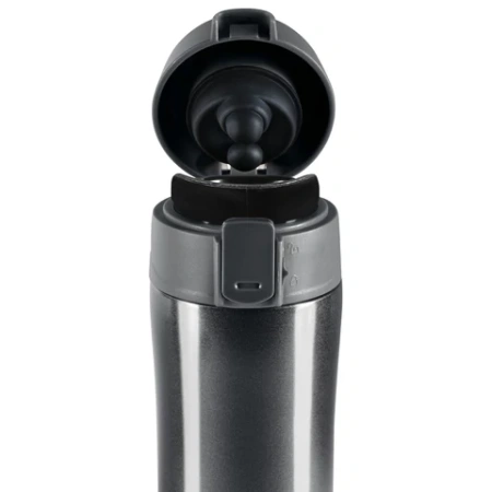 Термокружка 470 мл из нержавеющей стали SUS304, бесконечно темно-серый металлик, LAIMA, 608827 - МСК «Форвард»