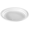 Тарелки одноразовые OfficeClean, набор 100шт., эконом, ПС, белые, бессекционные, 20,5см 246538/П232824 - МСК «Форвард»