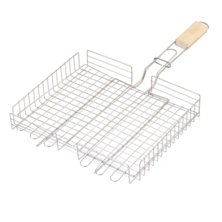 Решетка-гриль ГЛУБОКАЯ универсальная, размер 320х260 мм, глубина 50 мм, никелированное покрытие, РГК3НЭ 701750  - МСК «Форвард»