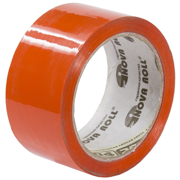 Клейкая лента Nova Roll 48мм*66м 43мкм оранжевая 204 0120-437Х
