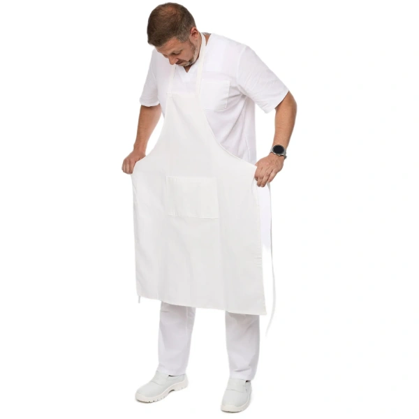 Фартук повара универсальный белый средней длины У-14 363628 - МСК «Форвард»